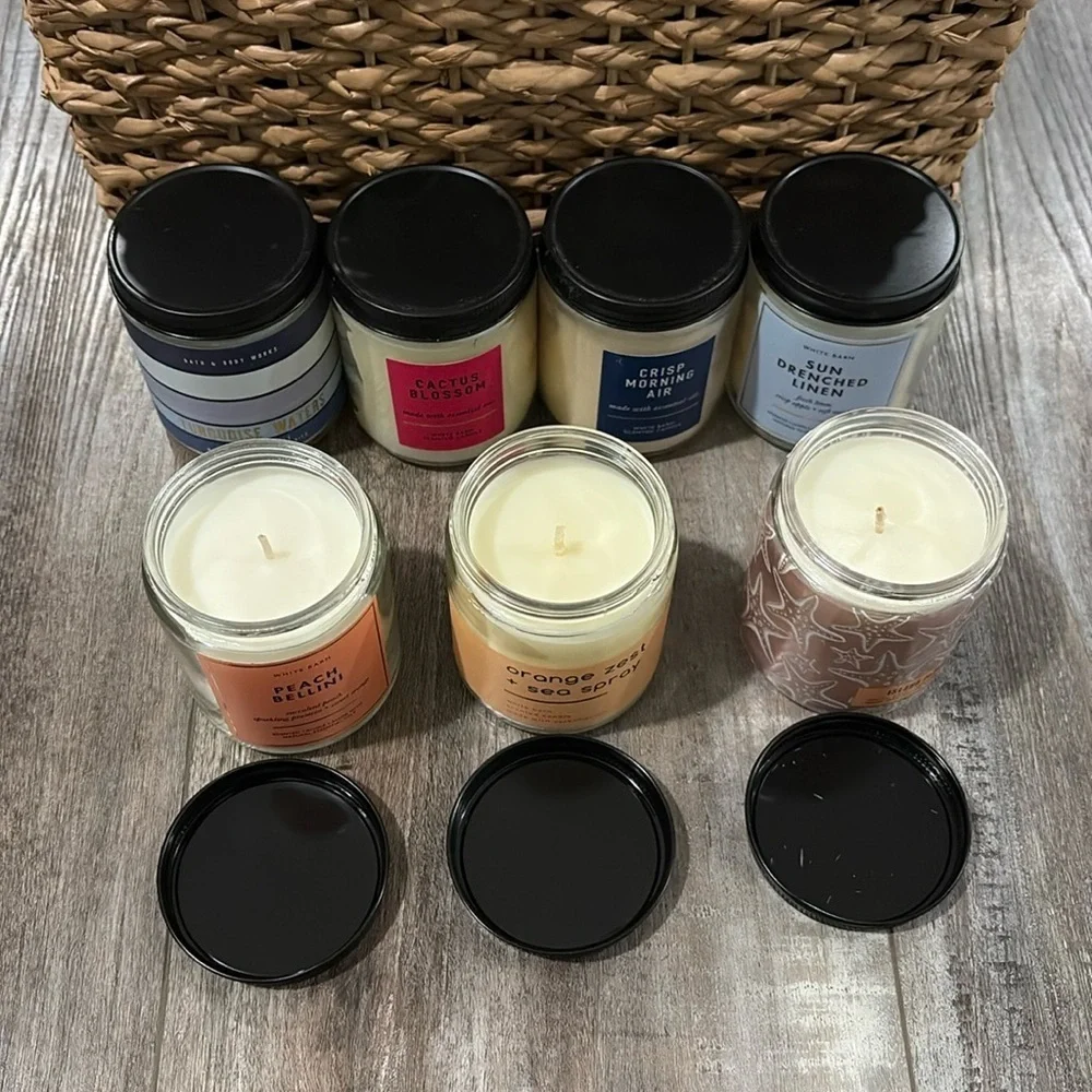 NWT Bath & Body Works White Barn Single Wick Candle - Picture 10 of 10